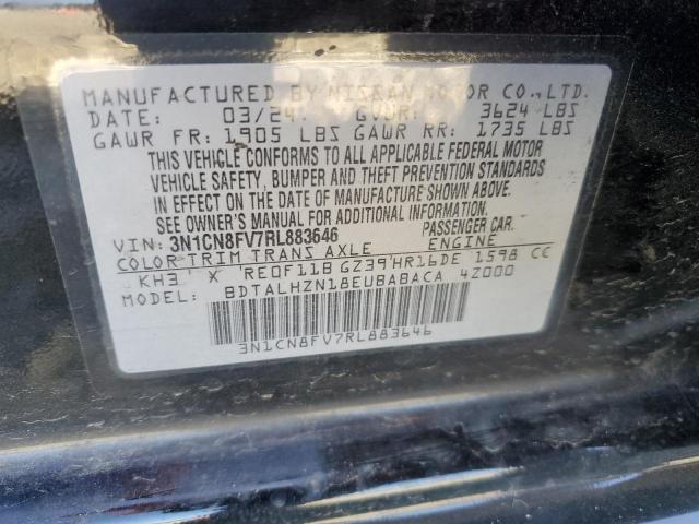 2024 NISSAN VERSA SR 3N1CN8FV7RL883646