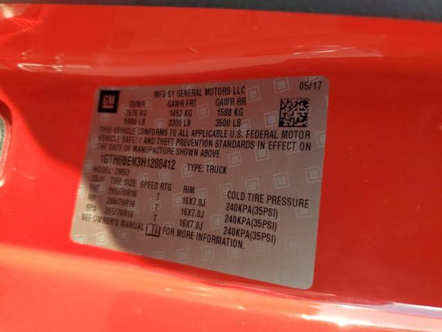 2017 GMC CANYON 1GTH6BEN3H1288412