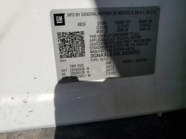 2020 CHEVROLET EQUINOX LT #3291397164