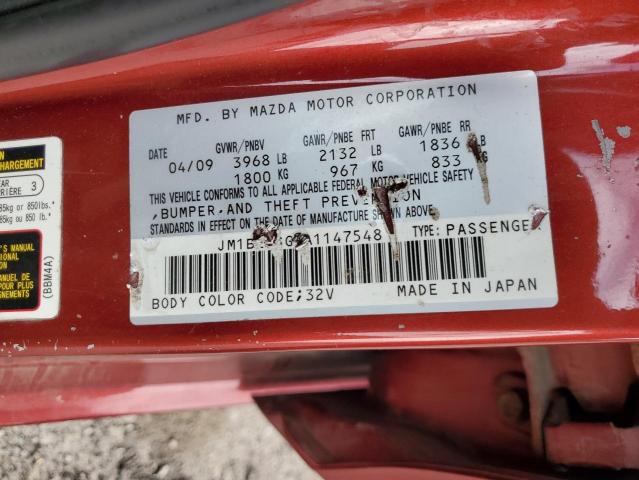 2010 MAZDA 3 I - JM1BL1SG8A1147548