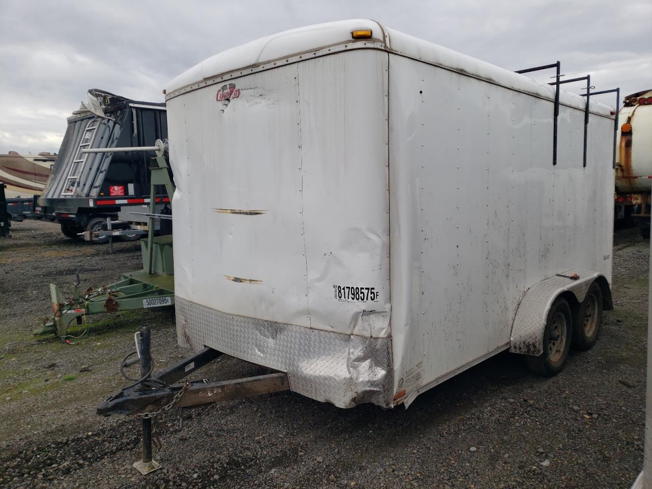 Lot #3284981950 2015 CARG ENCLOSED UTILITY TRA