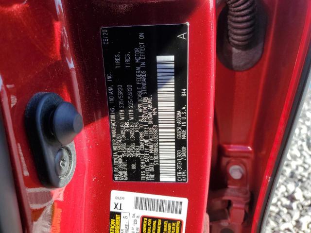 2020 TOYOTA HIGHLANDER LIMITED 5TDDZRBH6LS028658