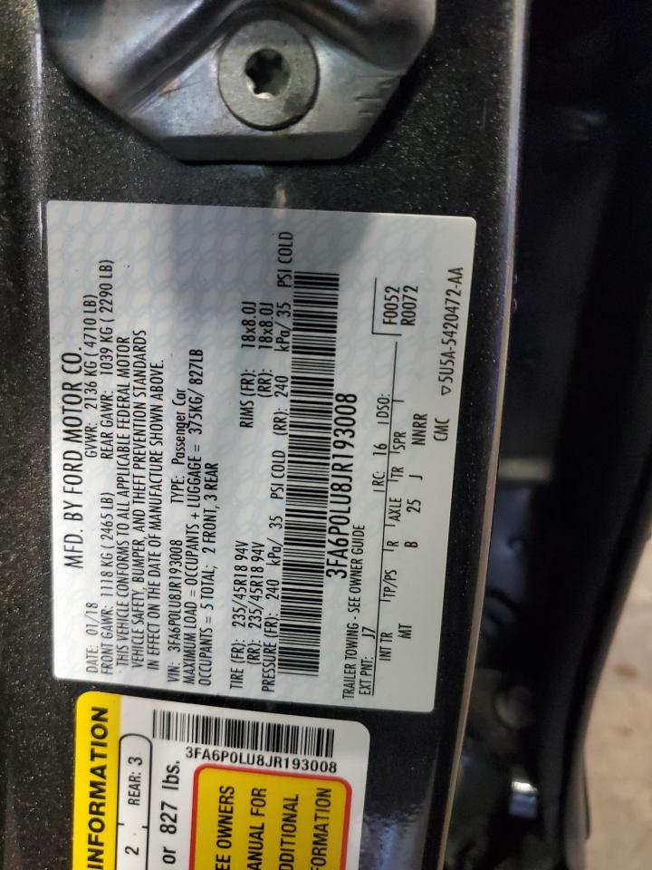 FORD FUSION SE HYBRID