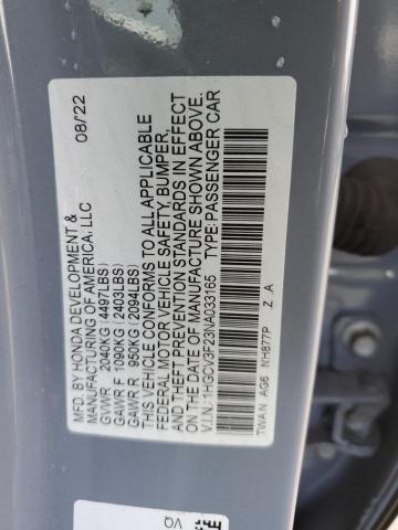 2022 HONDA ACCORD HYB - 1HGCV3F23NA033165