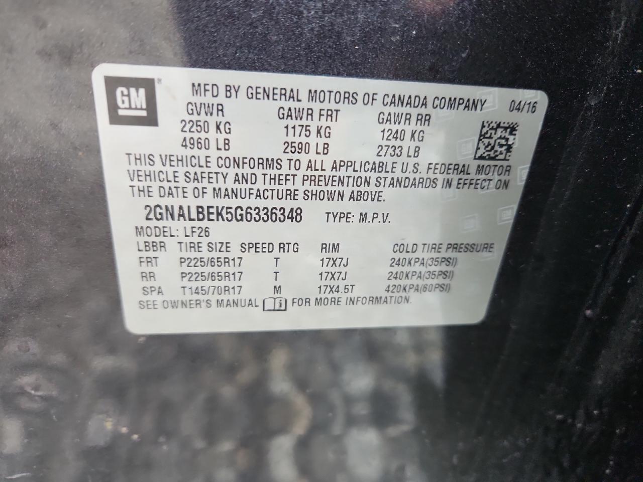 CHEVROLET EQUINOX LS