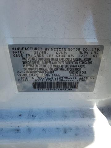 2025 NISSAN VERSA S 3N1CN8DV6SL859184