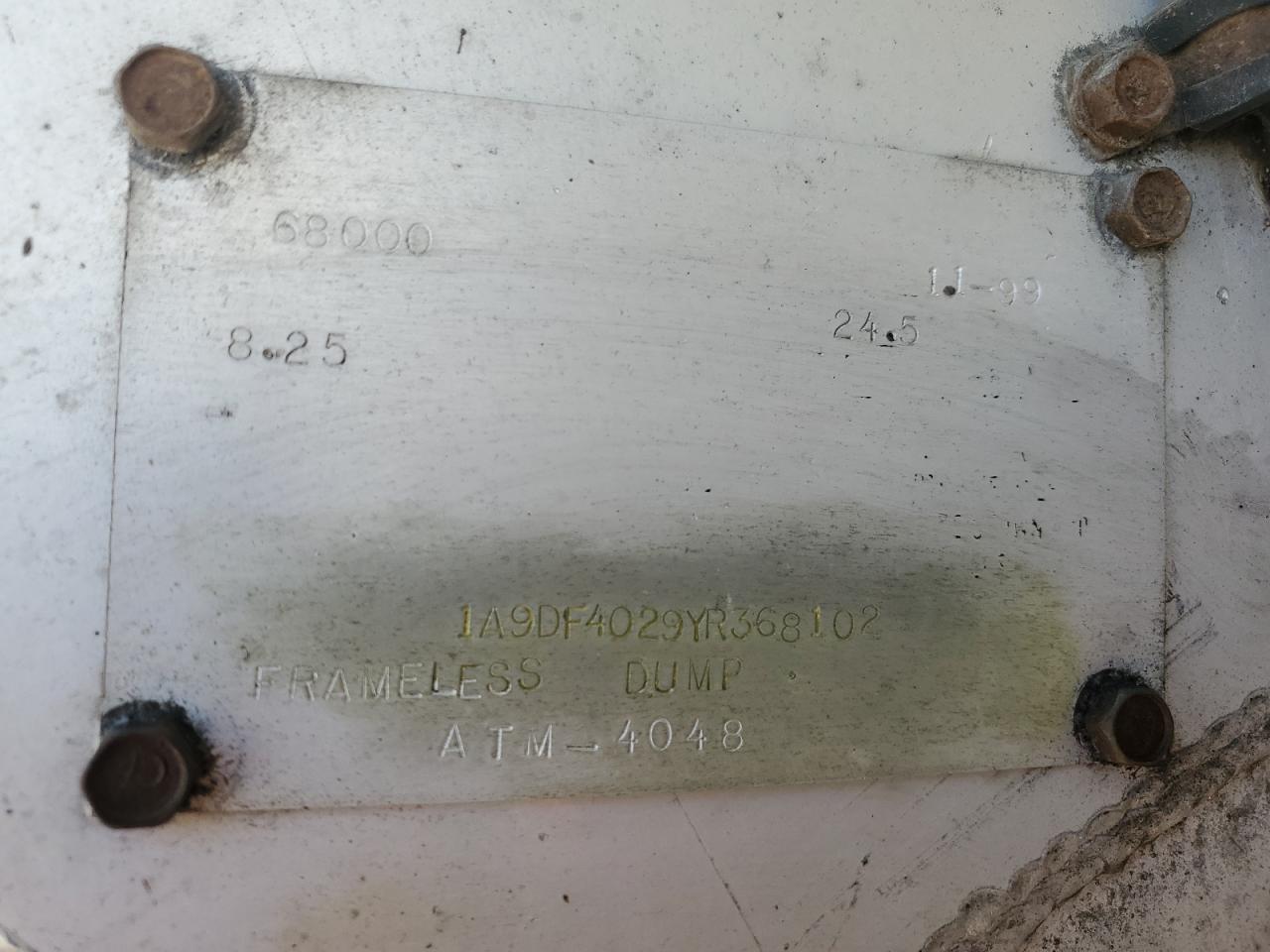 Lot #3261952469 2000 UNKNOWN UNKNOWN