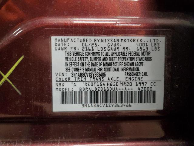 2025 NISSAN SENTRA SV - 3N1AB8CV1SY363486