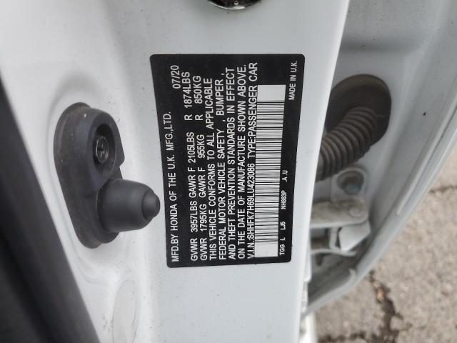 2020 HONDA CIVIC EX #3290443769