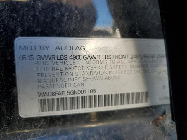 2016 AUDI A4 PREMIUM - WAUBFAFL5GN001105