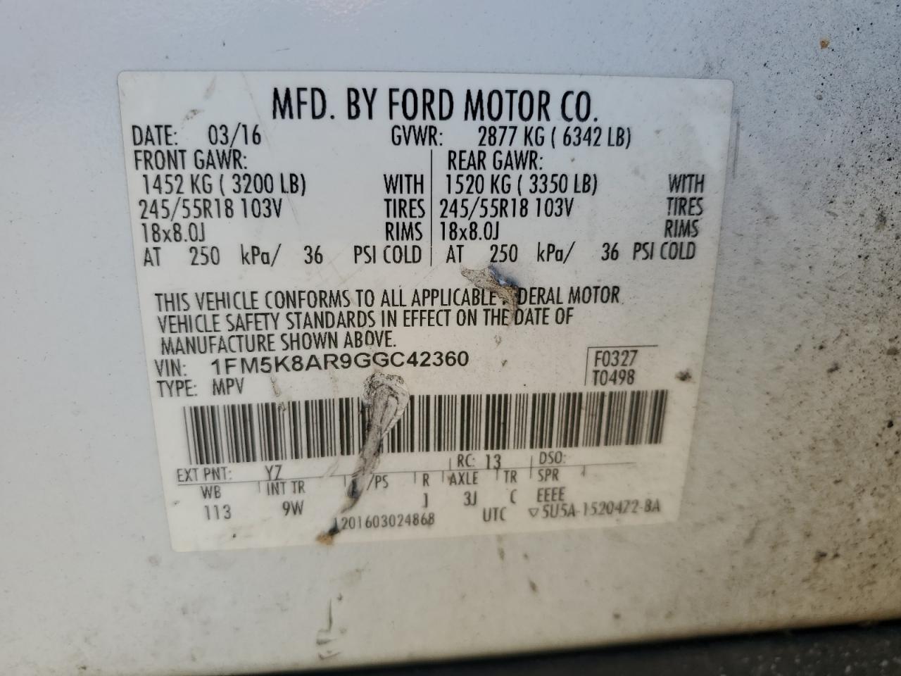 FORD EXPLORER POLICE INTERCEPTOR