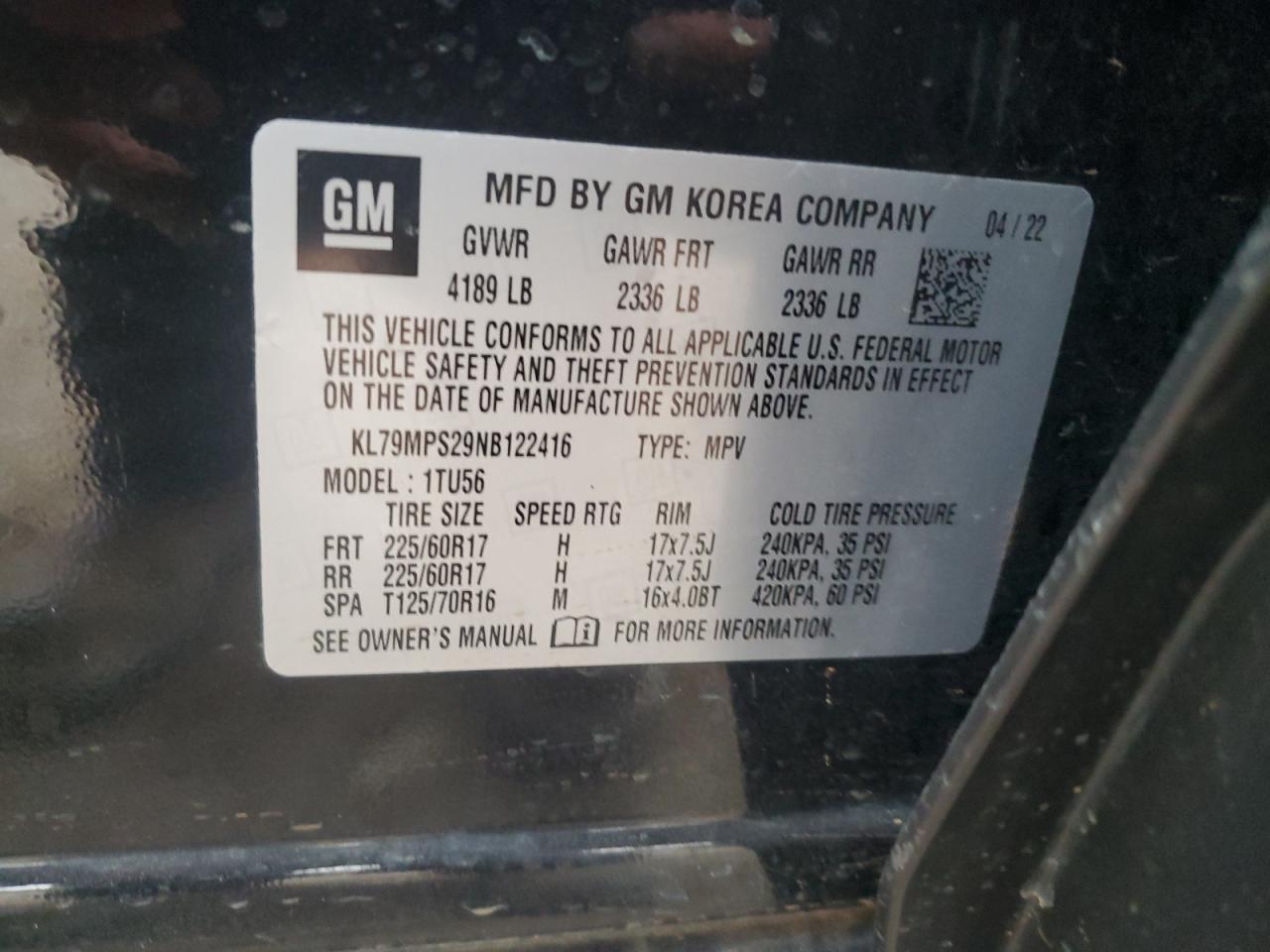 CHEVROLET TRAILBLAZER LT