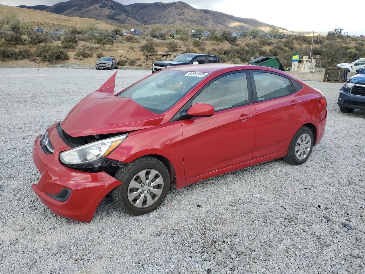 Lot #3262458782 2015 HYUNDAI ACCENT GLS