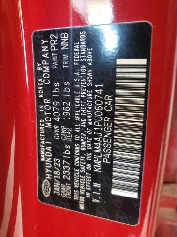 2023 HYUNDAI ELANTRA BL KMHLM4AJ1PU060741