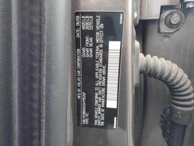 2010 VOLVO S80 3.2 - YV1960AS3A1115297