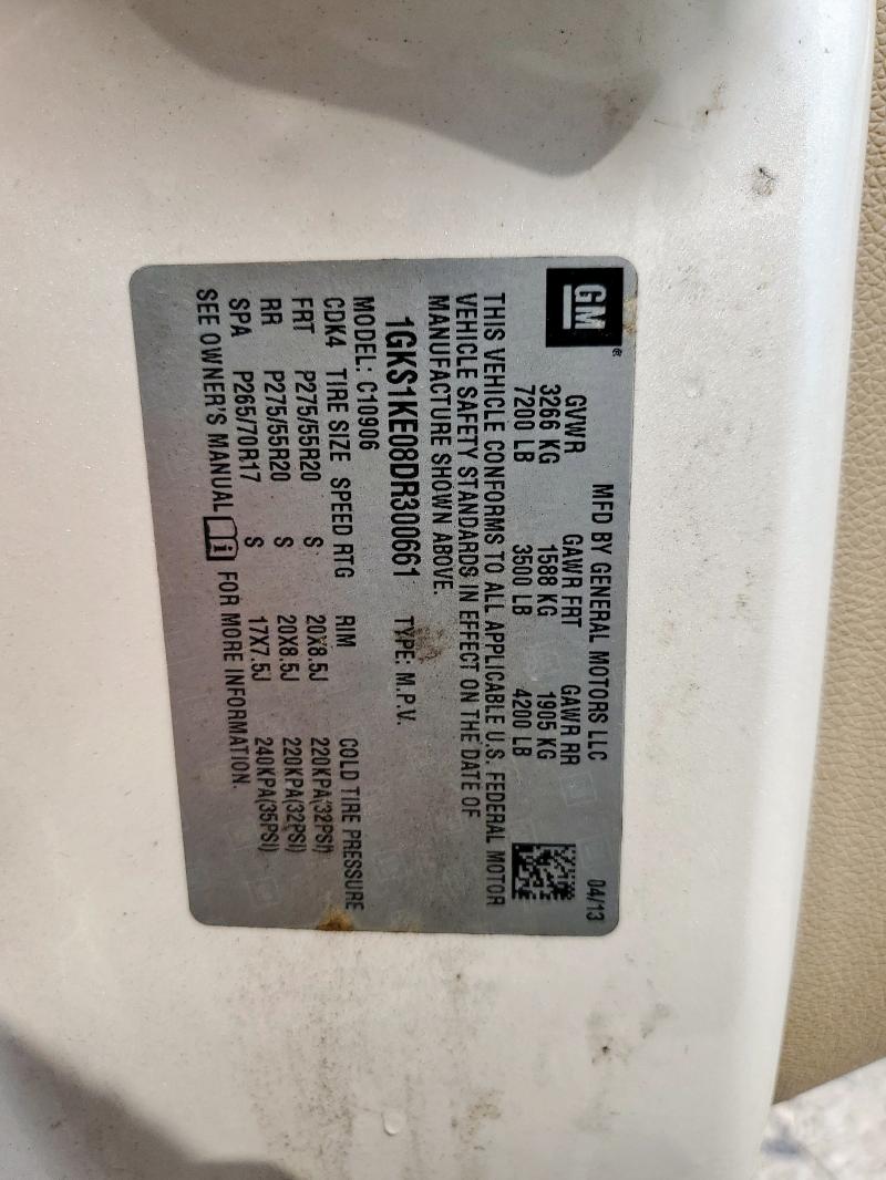 2013 GMC YUKON XL C - 1GKS1KE08DR300661