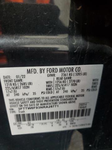 2022 FORD MAVERICK XL 3FTTW8F93NRA28771