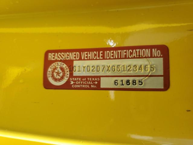 2016 CHEVROLET CORVETTE S #3283811416