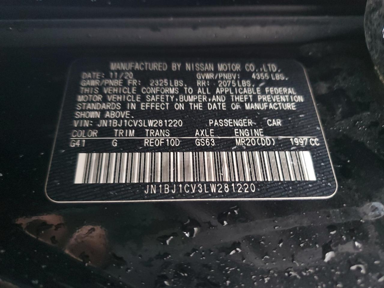 NISSAN ROGUE SPORT S