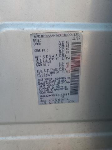 2016 NISSAN PATHFINDER - 5N1AR2MN3GC605081