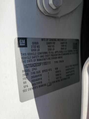 2015 GMC CANYON SLT - 1GTG6CE33F1165111