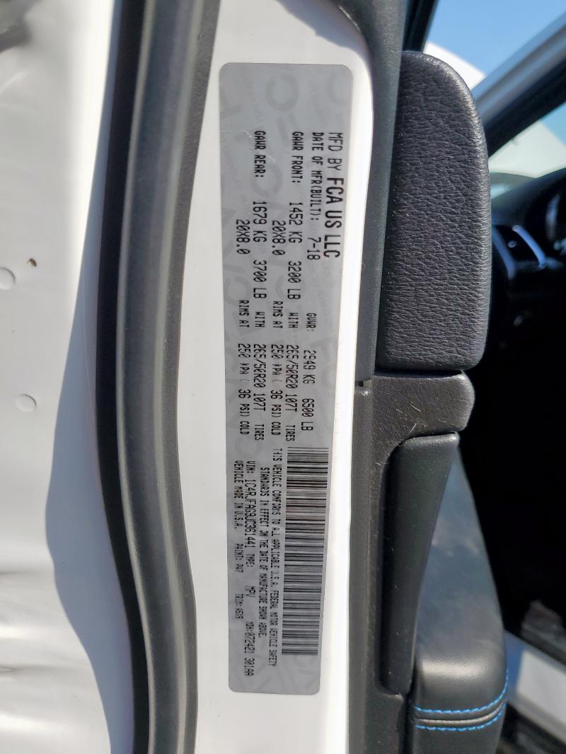 2018 JEEP GRAND CHER - 1C4RJFAG9JC361441