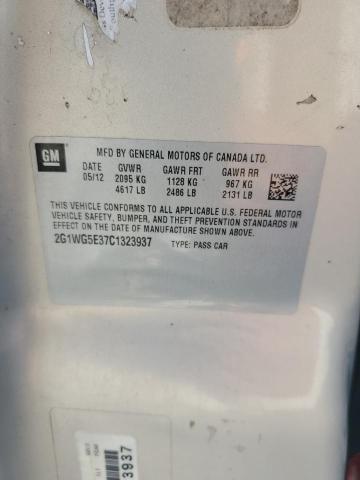 2012 CHEVROLET IMPALA LT - 2G1WG5E37C1323937