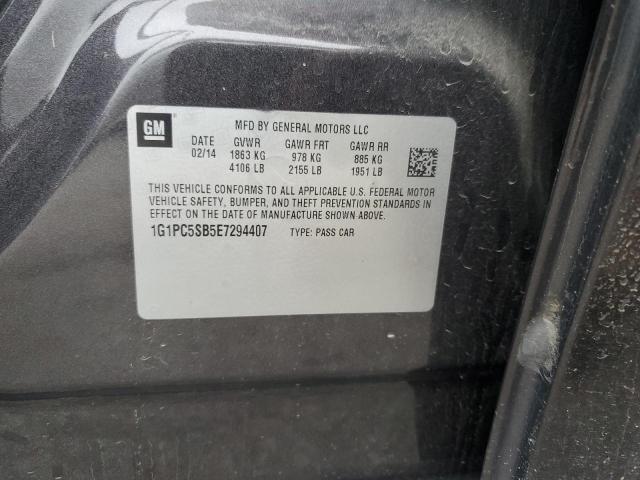 2014 CHEVROLET CRUZE LT #3286740295