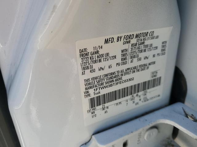 2015 FORD F350 SUPER #3286531159