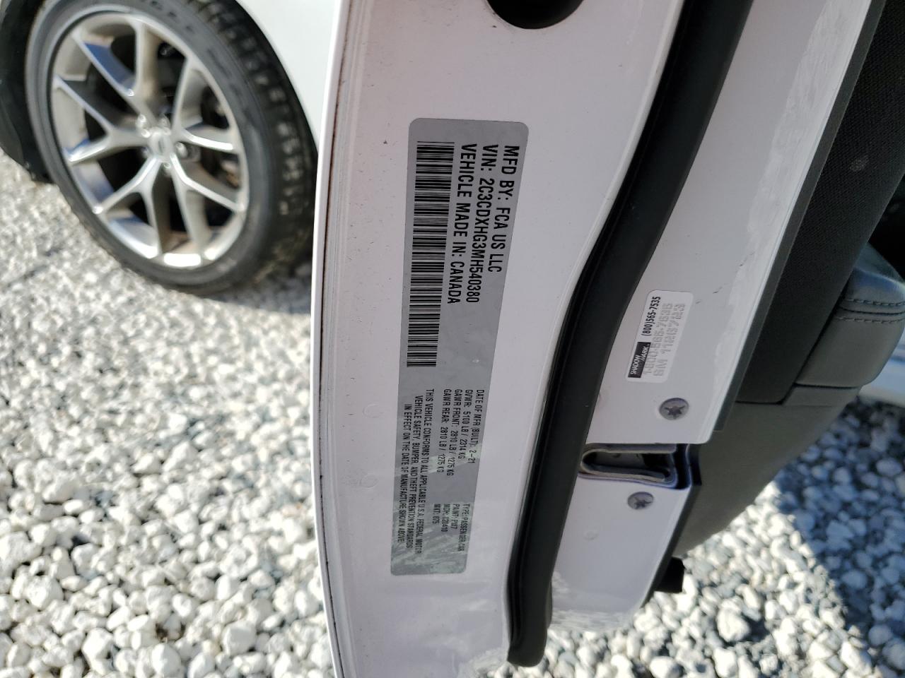 Lot #3302798924 2021 DODGE CHARGER GT