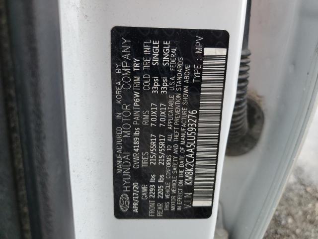 2020 HYUNDAI KONA SEL KM8K2CAA5LU593276