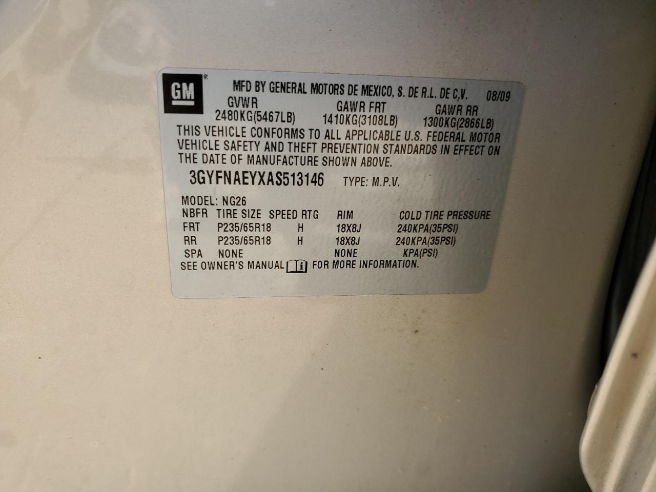 CADILLAC SRX LUXURY COLLECTION