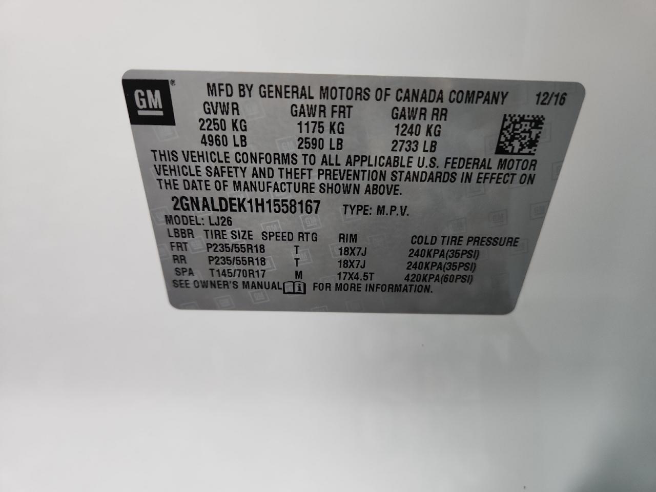 CHEVROLET EQUINOX PREMIER