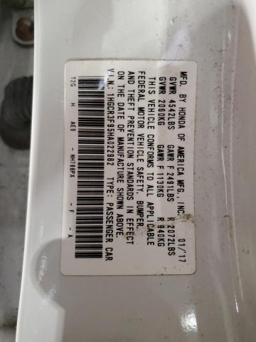 2017 HONDA ACCORD TOURING 1HGCR3F95HA022982