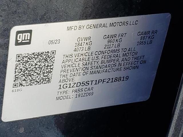 2023 CHEVROLET MALIBU LT #3302766356