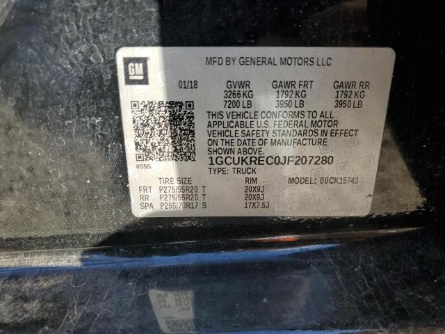 2018 CHEVROLET SILVERADO #3281546421