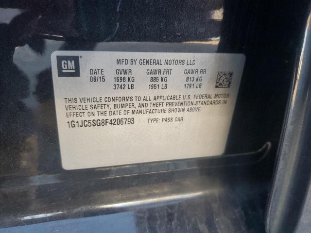 2015 CHEVROLET SONIC LT - 1G1JC5SG8F4206793