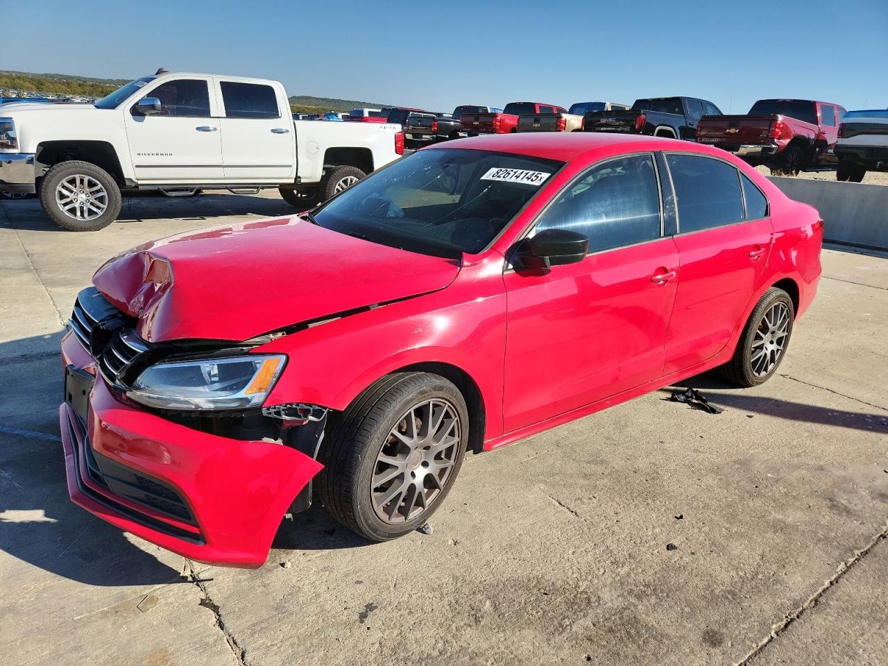 Lot #3317850918 2015 VOLKSWAGEN JETTA BASE