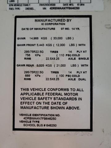 2015 IC CORPORATION RE SERIES SCHOOL #3268971008