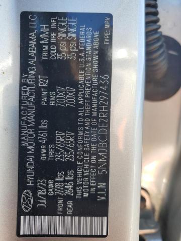 2024 HYUNDAI TUCSON SEL 5NMJBCDE2RH297436