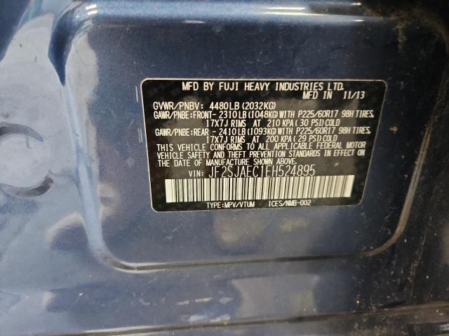 2014 SUBARU FORESTER 2 - JF2SJAEC1EH524895