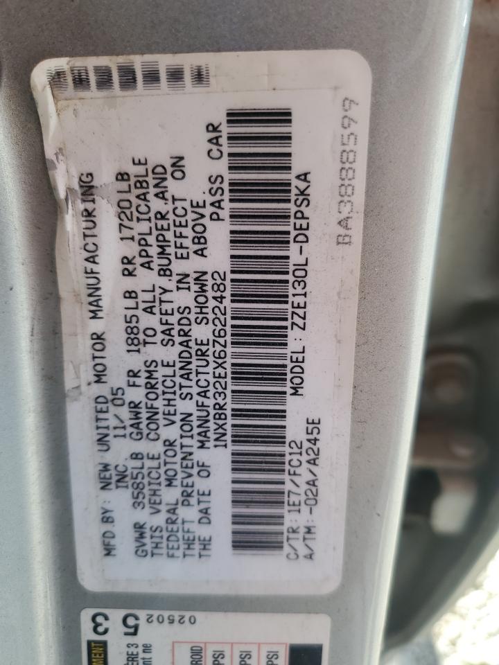 Lot #3292353289 2006 TOYOTA COROLLA CE