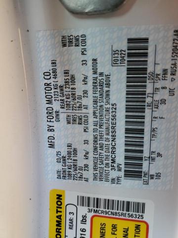 2025 FORD BRONCO SPO - 3FMCR9CN8SRE56325