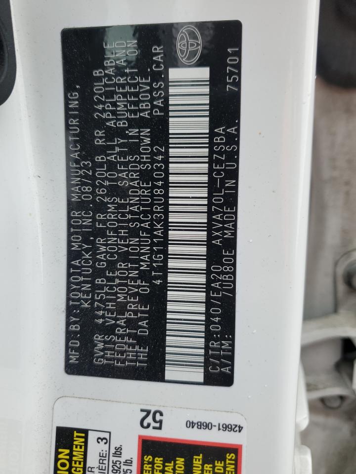 TOYOTA CAMRY SE NIGHT SHADE