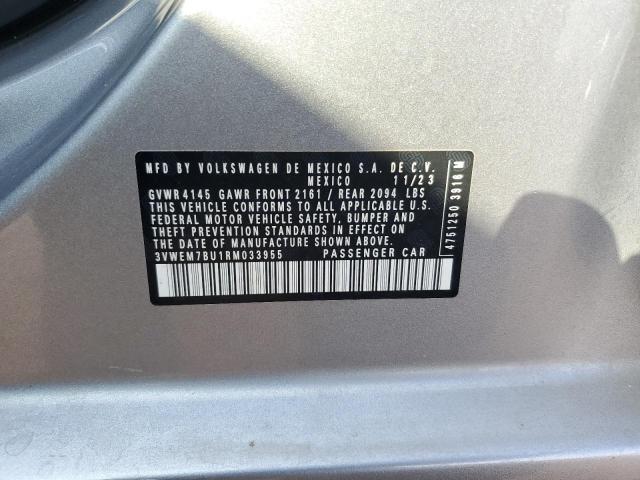 2024 VOLKSWAGEN JETTA SE 3VWEM7BU1RM033955