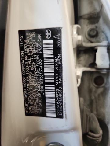 2012 TOYOTA PRIUS C - JTDKDTB32C1524139