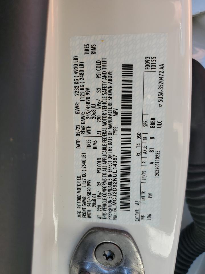 LINCOLN CORSAIR RESERVE