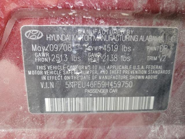 2009 HYUNDAI SONATA SE #3312553824