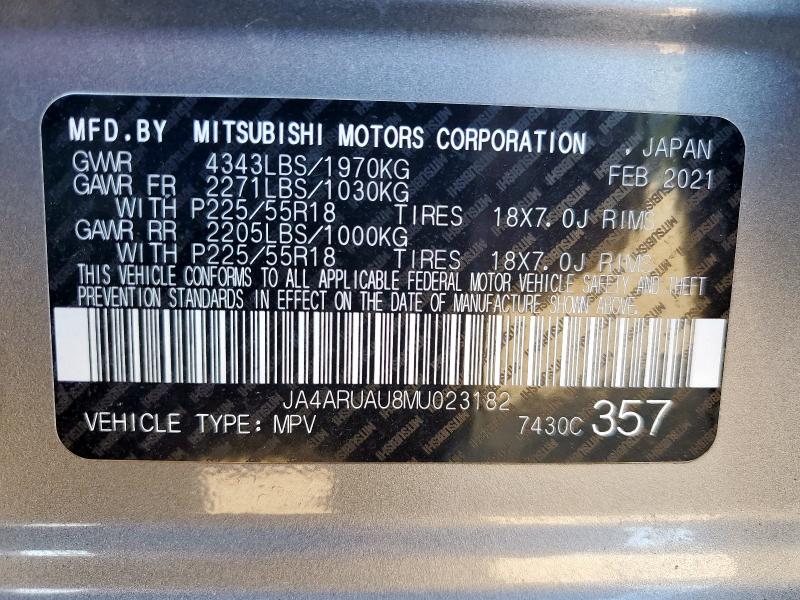 2021 MITSUBISHI OUTLANDER #3280431166