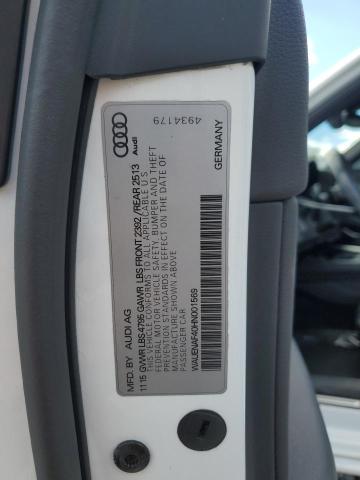 2017 AUDI A4 PREMIUM WAUENAF40HN001569